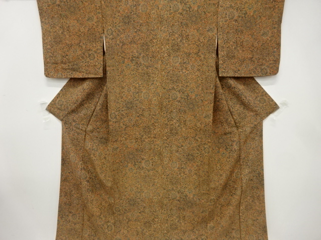 花更紗模様　小紋着物